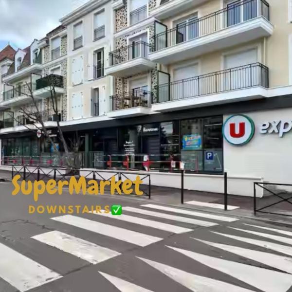 Studio Spacieux 4 Personnes Avec Terrasse Privee & Bureau - Gare A 4Min, Paris En 30Min Villiers-sur-Marne Dış mekan fotoğraf